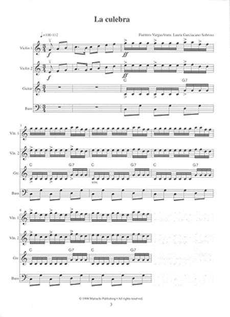 Mariachi Violin Transcriptions By Laura Sobrino Free Sheet Music