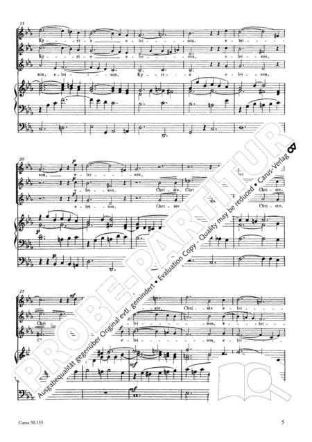 Mass In E Flat Major (Messe In Es) By Josef Gabriel Rheinberger Free Sheet Music