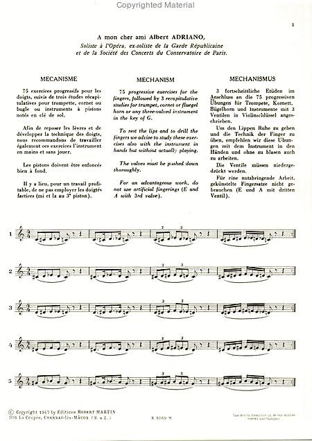 Mecanisme 75 Exercices Progressifs Pour Les Doigts By Julien Porret Free Sheet Music