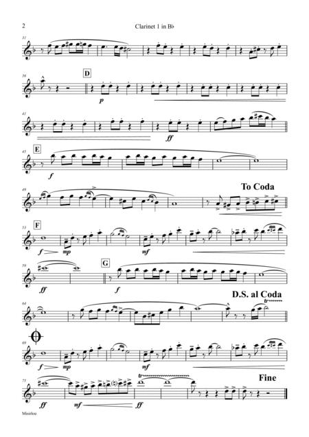 Misirlou - Pulp Fiction - Clarinet Quintet By Trad Free Sheet Music