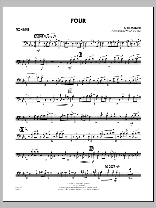 Motet, O Heiland Reisbach For 4-Part Trombone Ensemble By Johannes Brahms Free Sheet Music