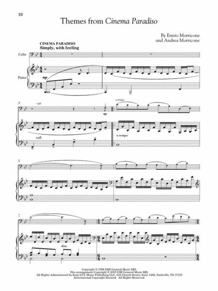 Movie Themes For Classical Players - Cello And Piano By Various Free Sheet Music