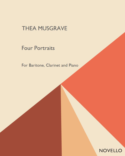 Musgrave: Four Portraits Bar For Clarinet And Piano By Thea Musgrave Free Sheet Music