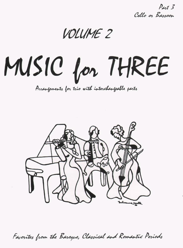 Music For Three, Volume 2, Part 3 - Cello/Bassoon By Various Free Sheet Music