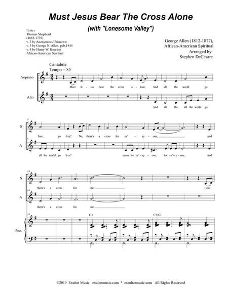 Must Jesus Bear The Cross By Joseph M Martin Free Sheet Music