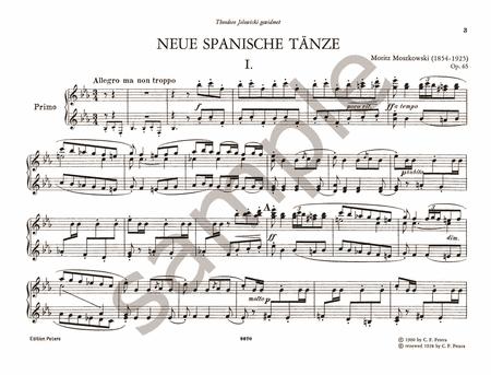 New Spanish Dances For Piano Duet Op. 65 By Moritz Moszkowski Free Sheet Music