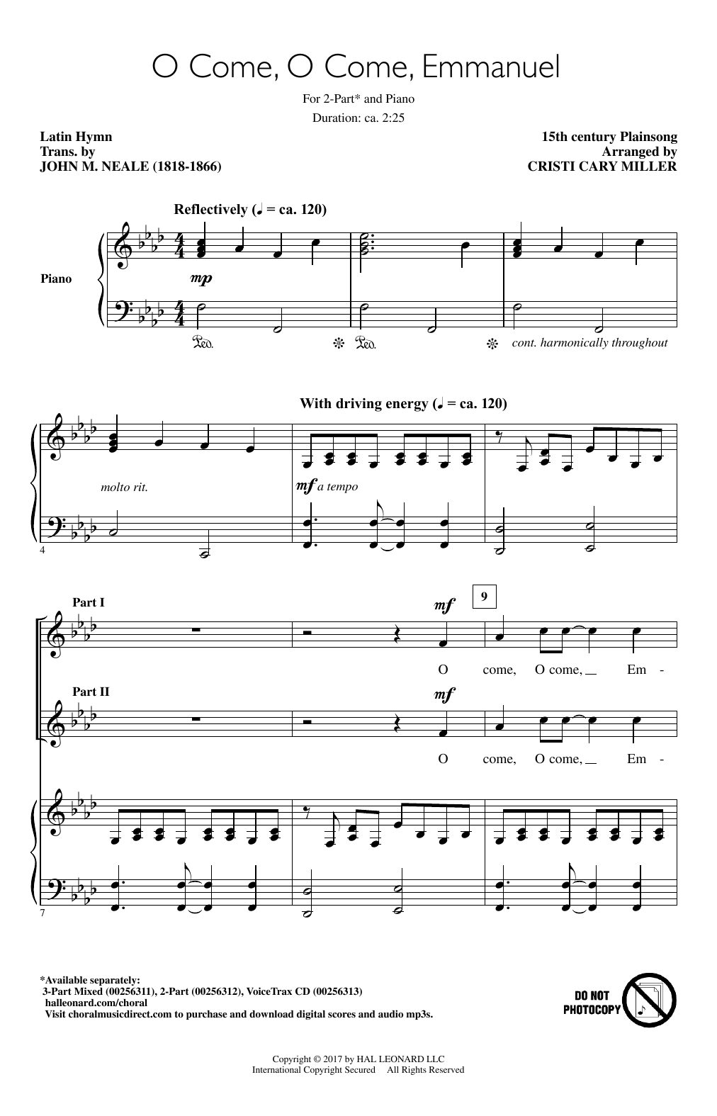 O Come, O Come, Emmanuel (for 2-part Choir - (SA) By Traditional Free Sheet Music