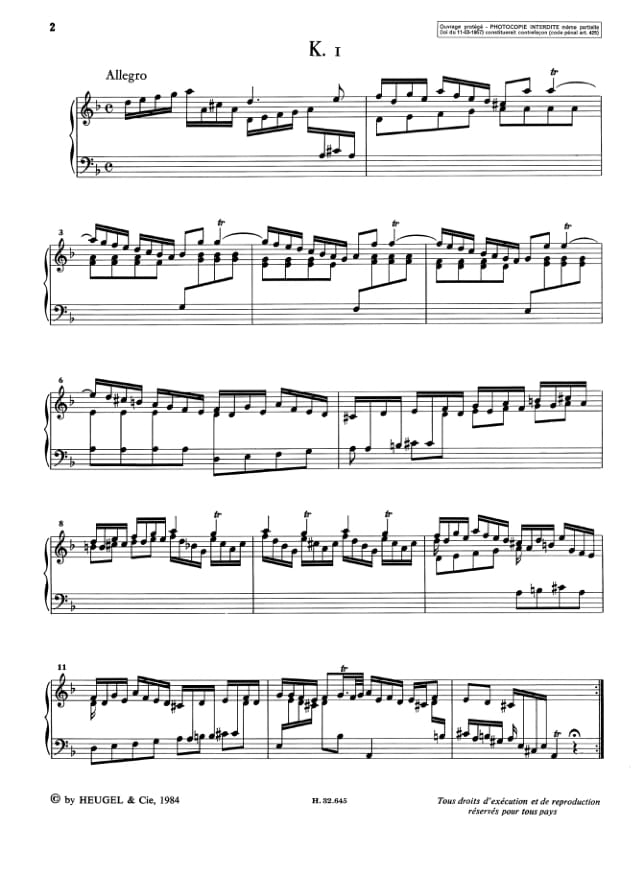 Oeuvres Complètes Pour Clavecin Book 1 Vol.1 By Johann Jakob Froberger Free Sheet Music