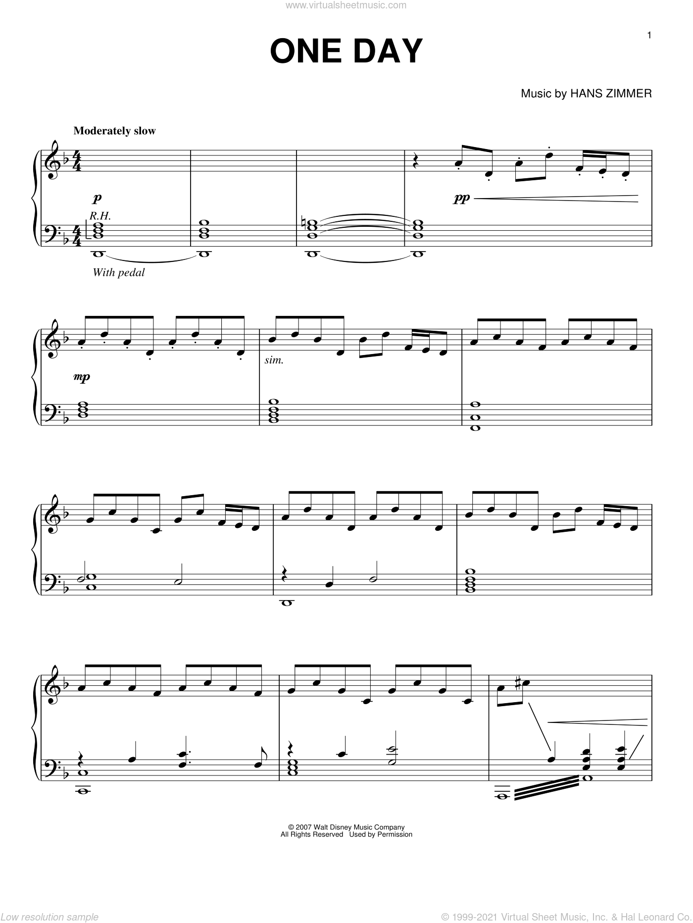 One Day By Matisyahu Free Sheet Music