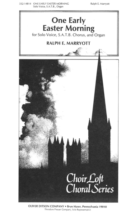 One Early Easter Morning By Ralph Marryott Free Sheet Music