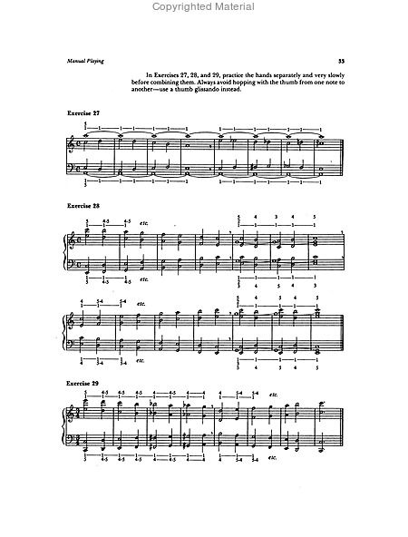 Organ Technique By Various Free Sheet Music