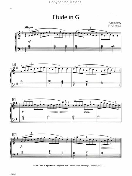 Piano Etudes Level 3 By N Free Sheet Music