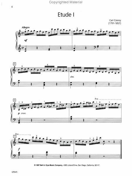 Piano Etudes Level 5 By N Free Sheet Music