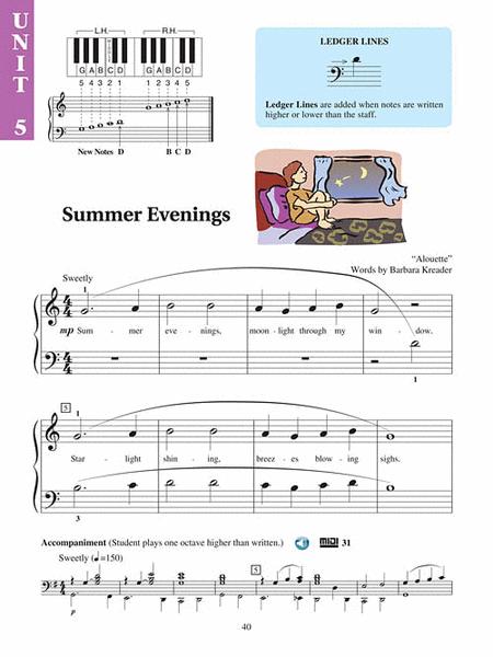 Piano Lessons Book 2 - Audio And MIDI Access Included By Mona Rejino Free Sheet Music