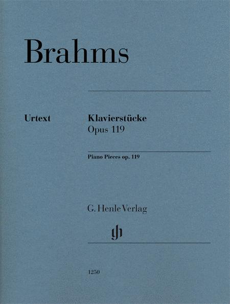 Piano Pieces Op. 119 Revised Edition By Johannes Brahms Free Sheet Music