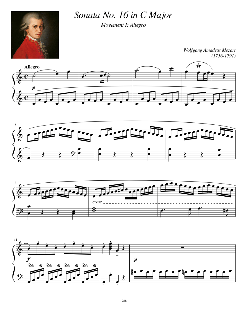 Piano Sonata No. 2 In B Major By John Craton Free Sheet Music