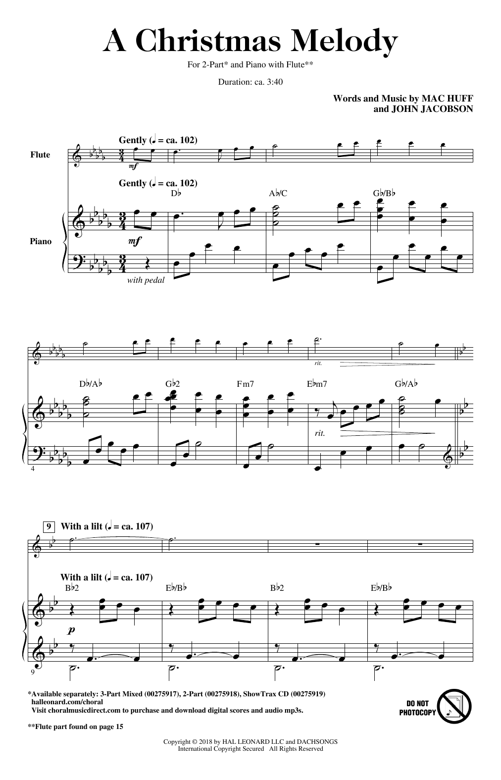 Play A Song Of Christmas, Melody And Acc. (chord Symbols) By Anonymous Free Sheet Music