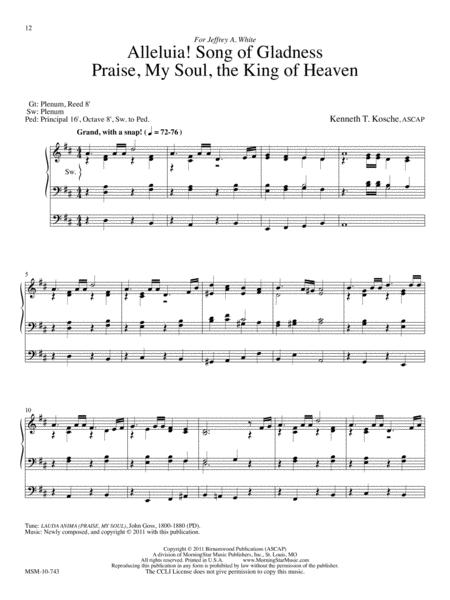 Praise My Soul The King Of Heaven (Alleluia, Song Of Gladness) By John Goss Free Sheet Music