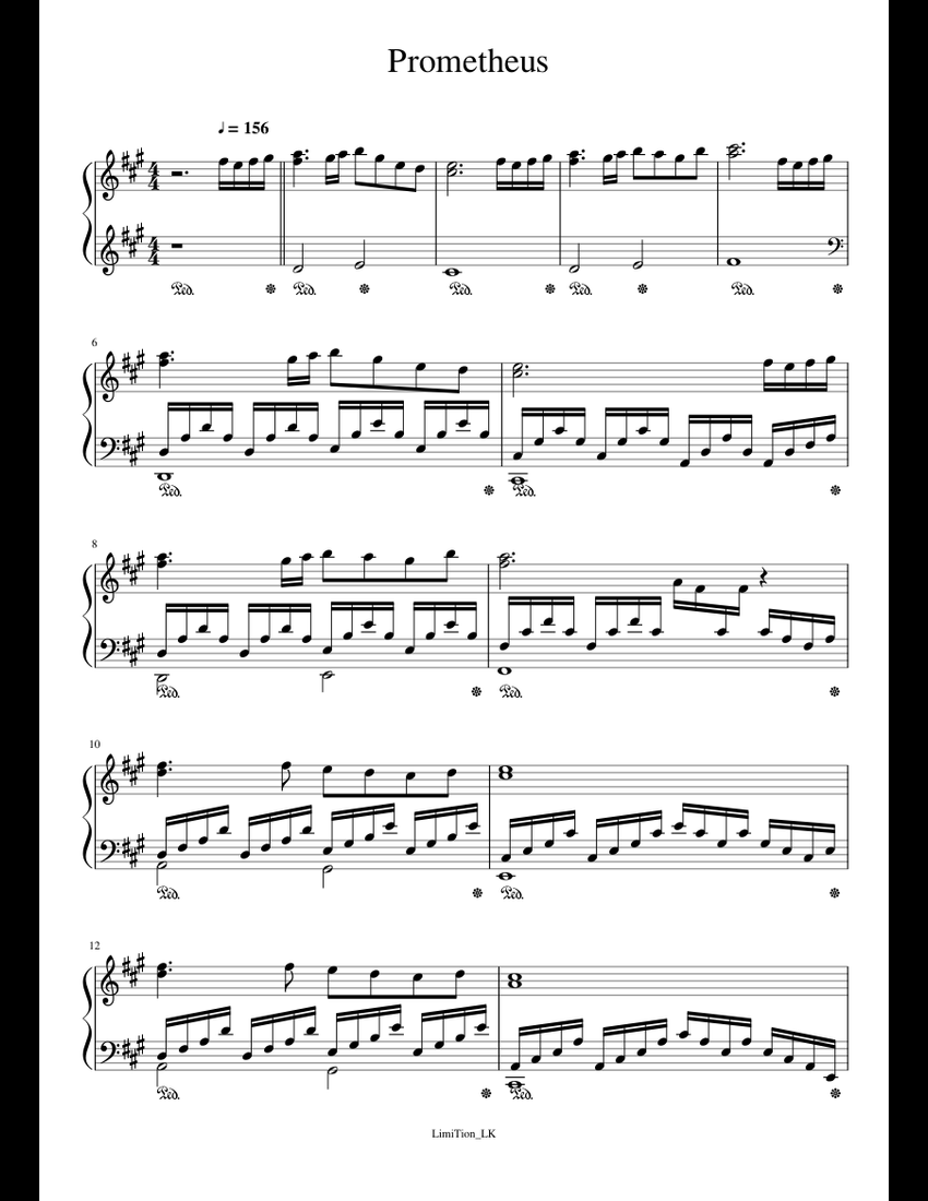 Prometheus By Ludwig Van Beethoven Free Sheet Music