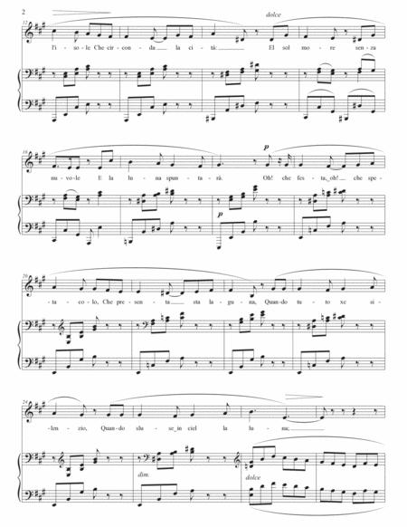 Reynaldo Hahn - Sopra L'acqua Indormenzada By Reynaldo Hahn Free Sheet Music