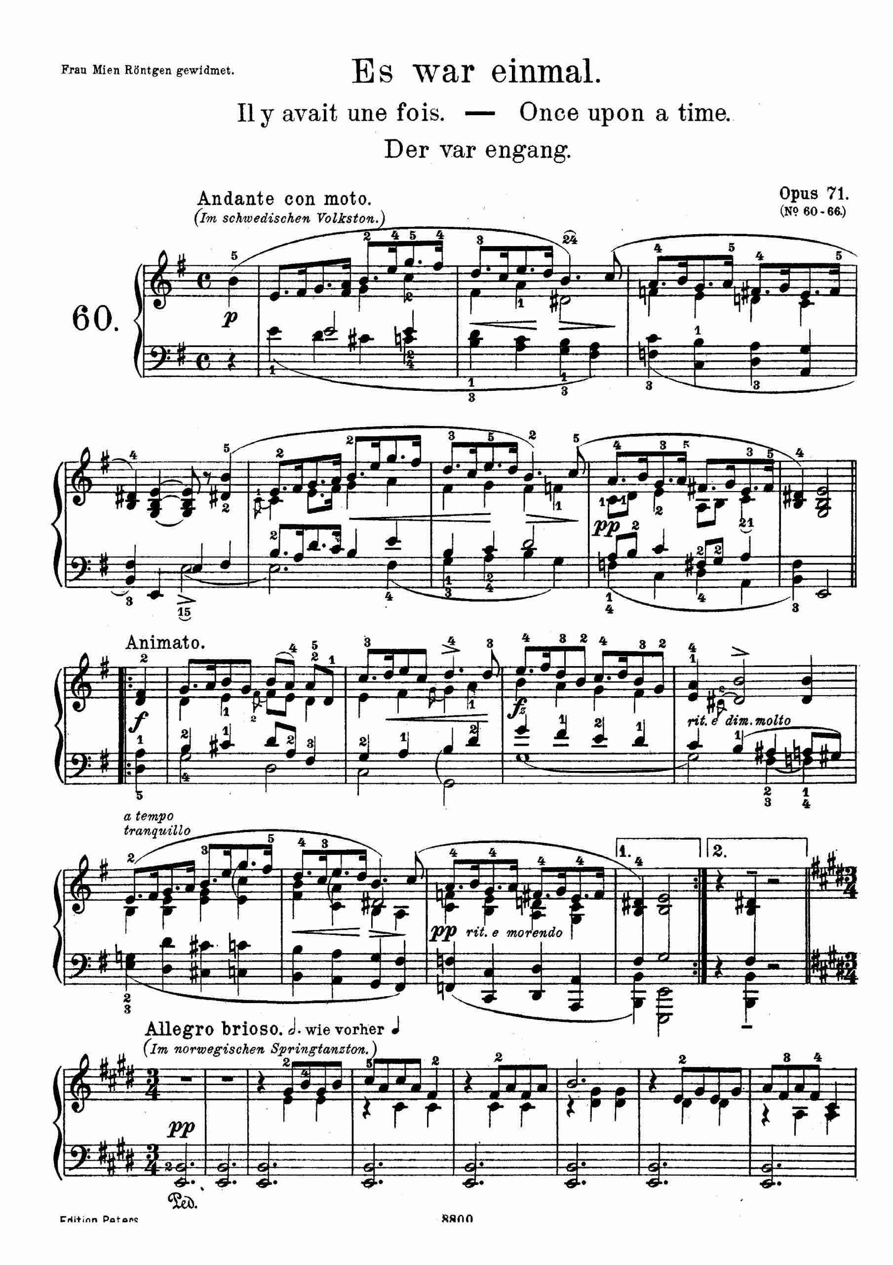 Schilflied, Op. 71 No. 4 (F Minor) By Felix Bartholdy Mendelssohn Free Sheet Music