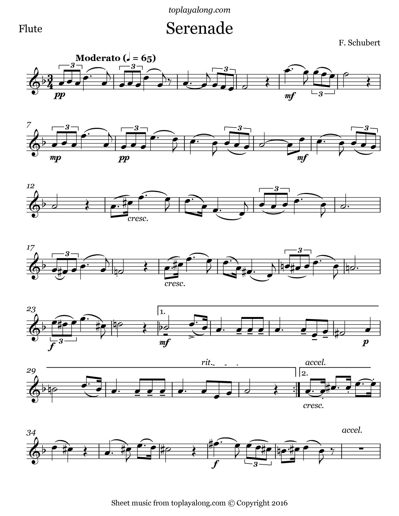 Serenade By Paul Ben-Haim Free Sheet Music