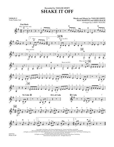 Shake It Off - Viola By Larry Moore Free Sheet Music