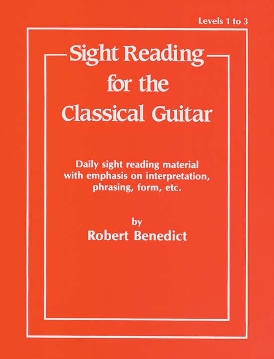 Sight Reading For The Classical Guitar - Levels 1 To 3 By Robert Benedict Free Sheet Music