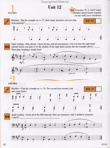 Sight Reading & Rhythm Every Day®, Book 2B By Helen Marlais Free Sheet Music