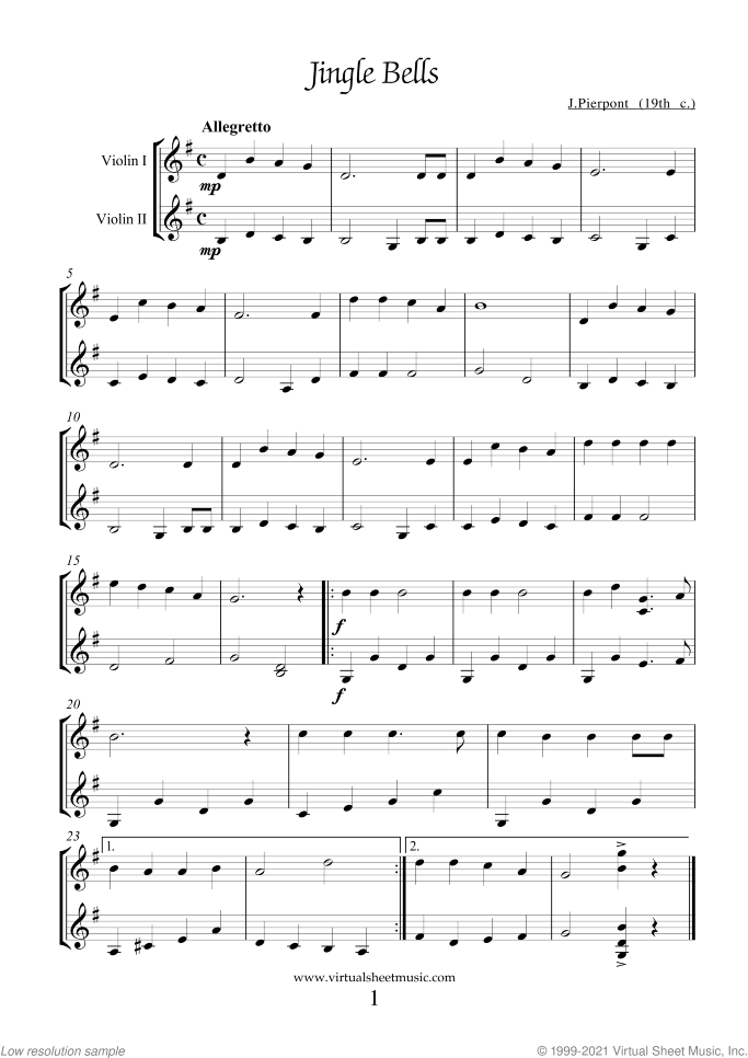 Sing We Now Of Christmas - Violin Duet With Piano Accompaniment By Traditional French Christmas Carol Free Sheet Music