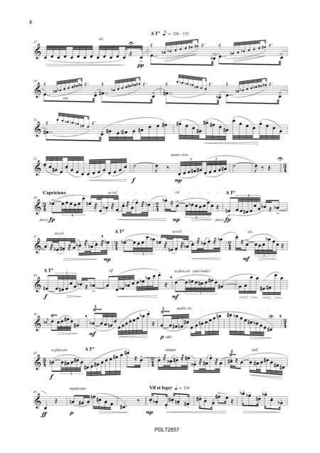 Six Etudes Pour Hautbois Solo - E-score By Gilles Silvestrini Free Sheet Music