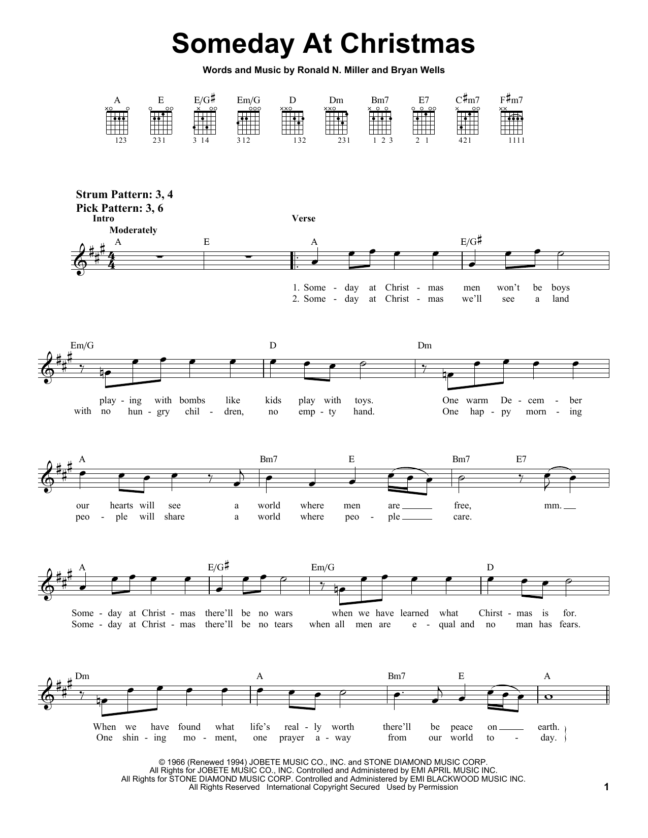 Someday At Christmas By Stevie Wonder Free Sheet Music