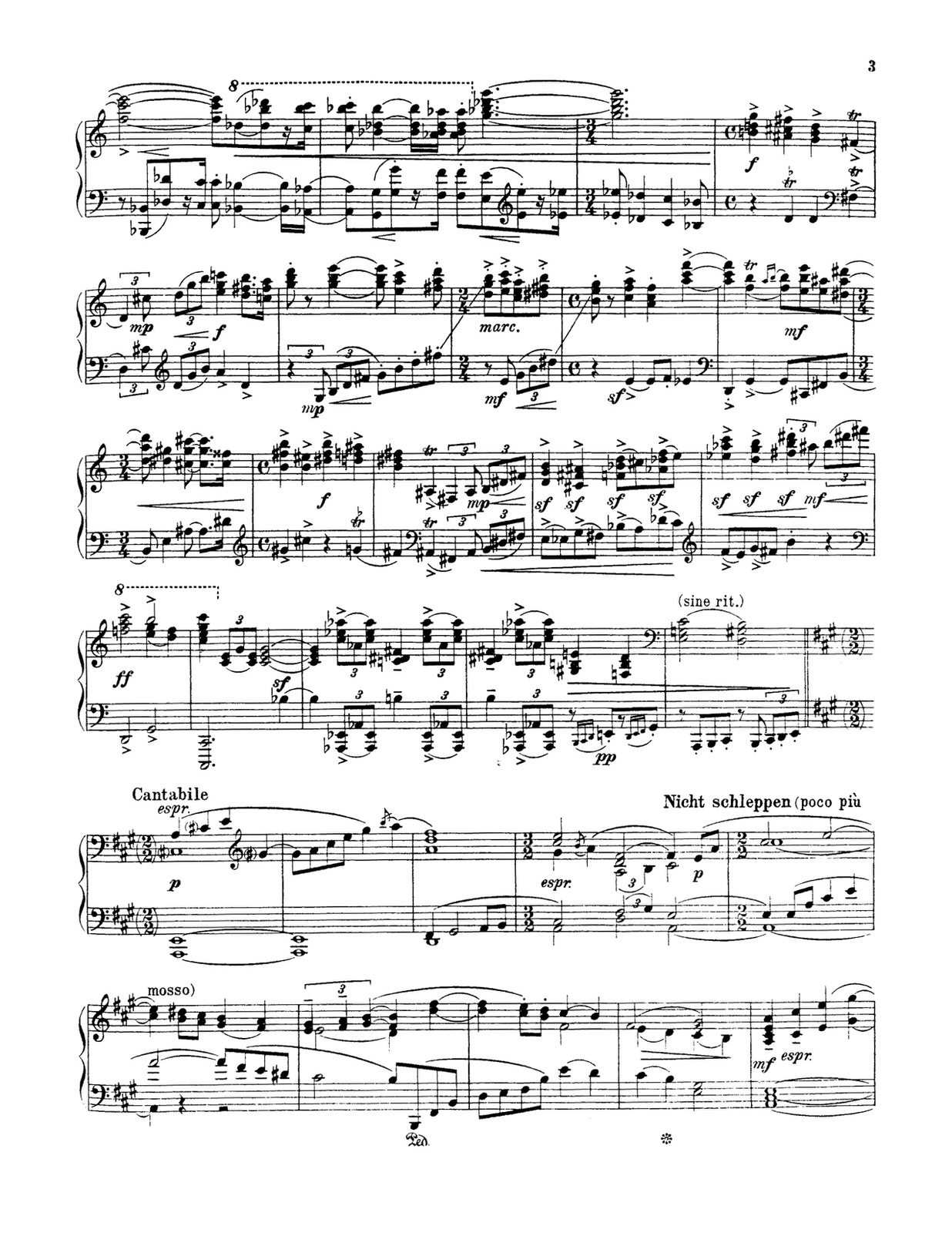 Sonata No.3 Op.25 By Georges Enescu Free Sheet Music