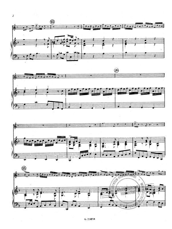 Sonate En Fa Majeur By George Frideric Handel Free Sheet Music