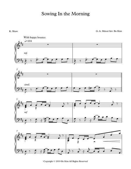 Sowing In The Morning (Bringing In The Sheaves) By G. A. Minor Free Sheet Music