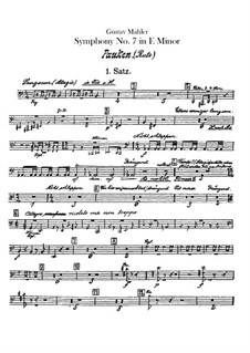 Symphony No. 7 In E Minor By Gustav Mahler Free Sheet Music