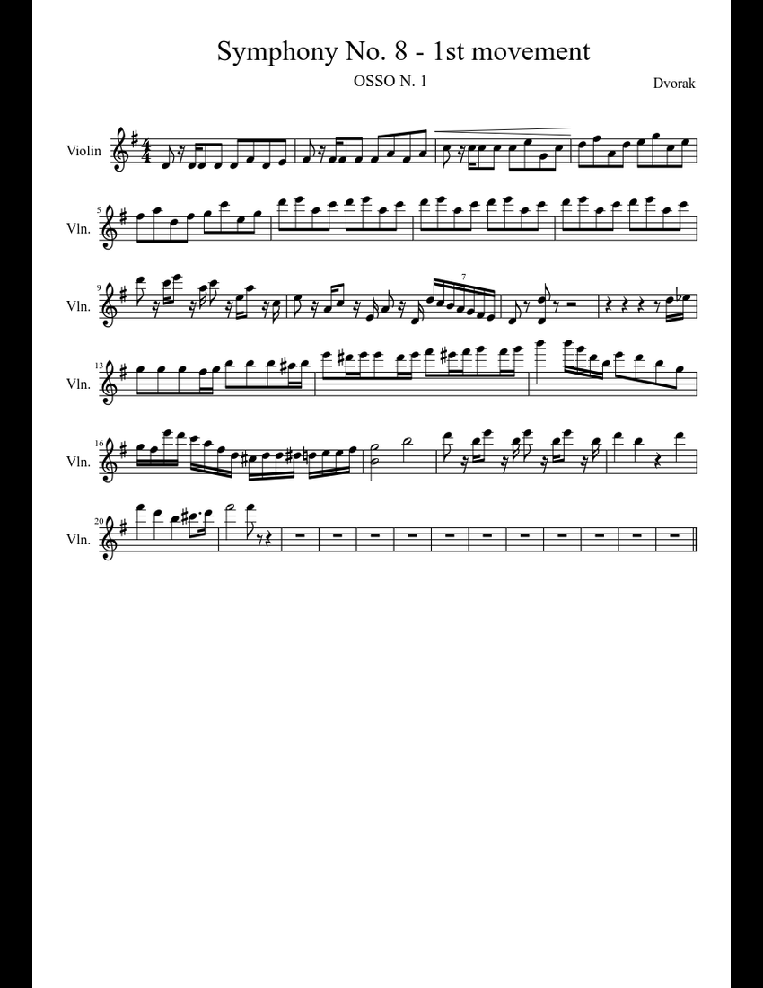 Symphony No. 8 By Per Nø Free Sheet Music