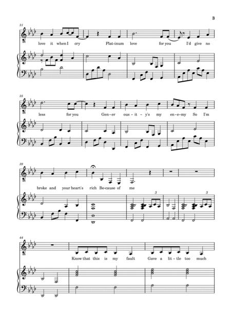 Tears Of Gold By Daniel Celestin Free Sheet Music