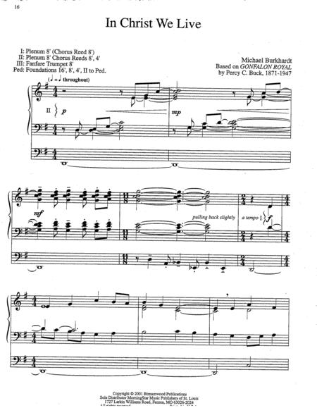 Ten Hymn Introductions, Set 2 By Michael Burkhardt Free Sheet Music