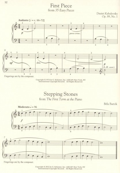 The 20th Century - Elementary Level By Various Free Sheet Music