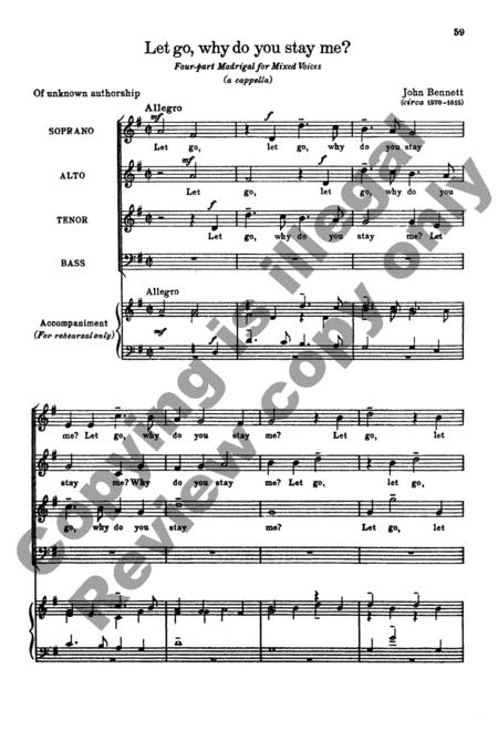 The A Cappella Singer By Henry Clough-Leighter Free Sheet Music