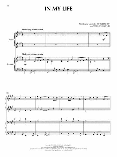 The Beatles For Piano Duet By The Beatles Free Sheet Music