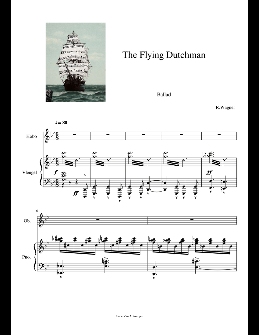 The Flying Dutchman By Richard Wagner Free Sheet Music