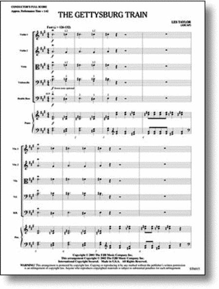 The Gettysburg Train By Les Taylor Free Sheet Music