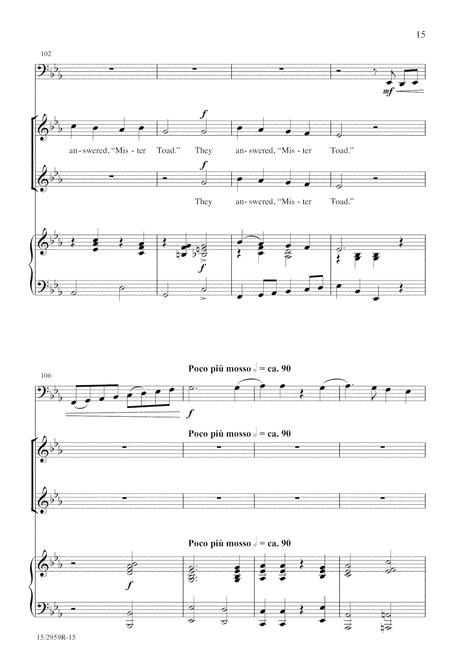 The Song Of Mr. Toad By Brian W. Holmes Free Sheet Music