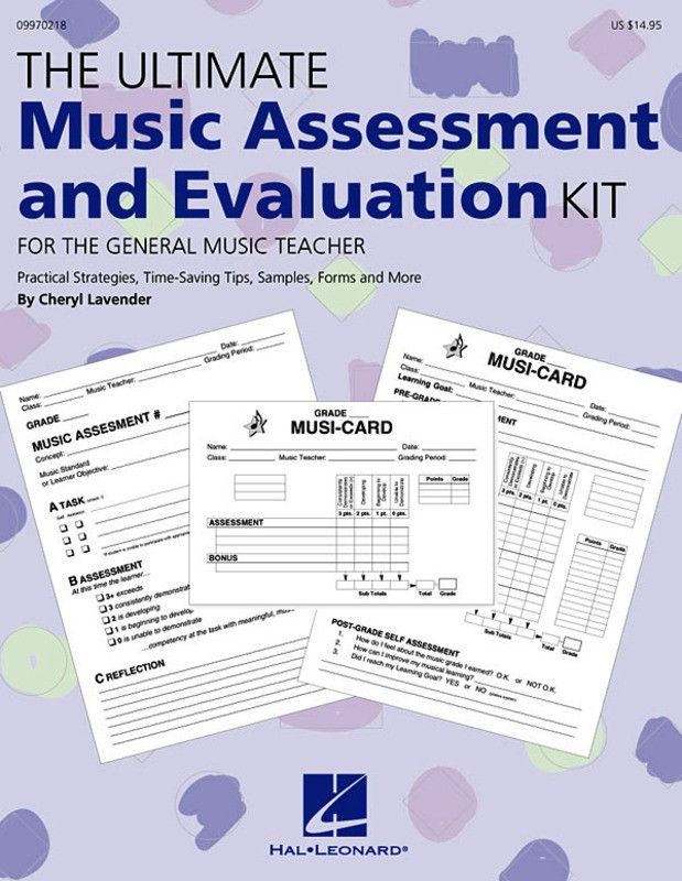 The Ultimate Music Assessment And Evaluation Kit By Cheryl Lavender Free Sheet Music