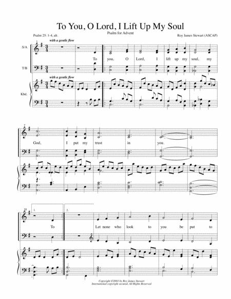 To You, O Lord, I Lift Up My Soul By George Emlen Free Sheet Music