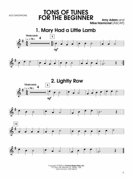 Tons Of Tunes For The Beginner (audio Access Included) By Mike Hannickel Free Sheet Music