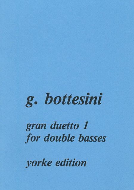 Tre Gran Duetto No. 1 For 2 Basses By Giovanni Bottesini Free Sheet Music