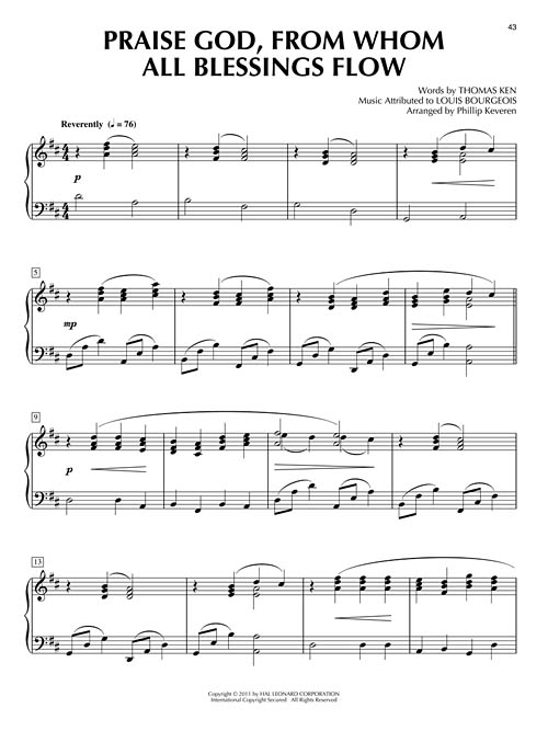 Treasured Hymns For Classical Piano By Phillip Keveren Free Sheet Music